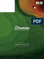 Golf Estate Application