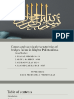 Group (5) Causes and Statistical Characteristics of Bridge Failure in KP 11