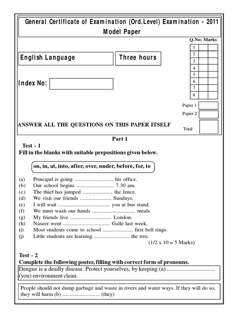 Ol Model Paper Abdul Hai PDF