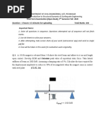 Final Term - Fall Introduction To Structural Dynamics & Earthquake Engineering