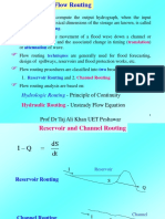 7-CE-323 - Stream Flow Routing-Routing-Reservoir