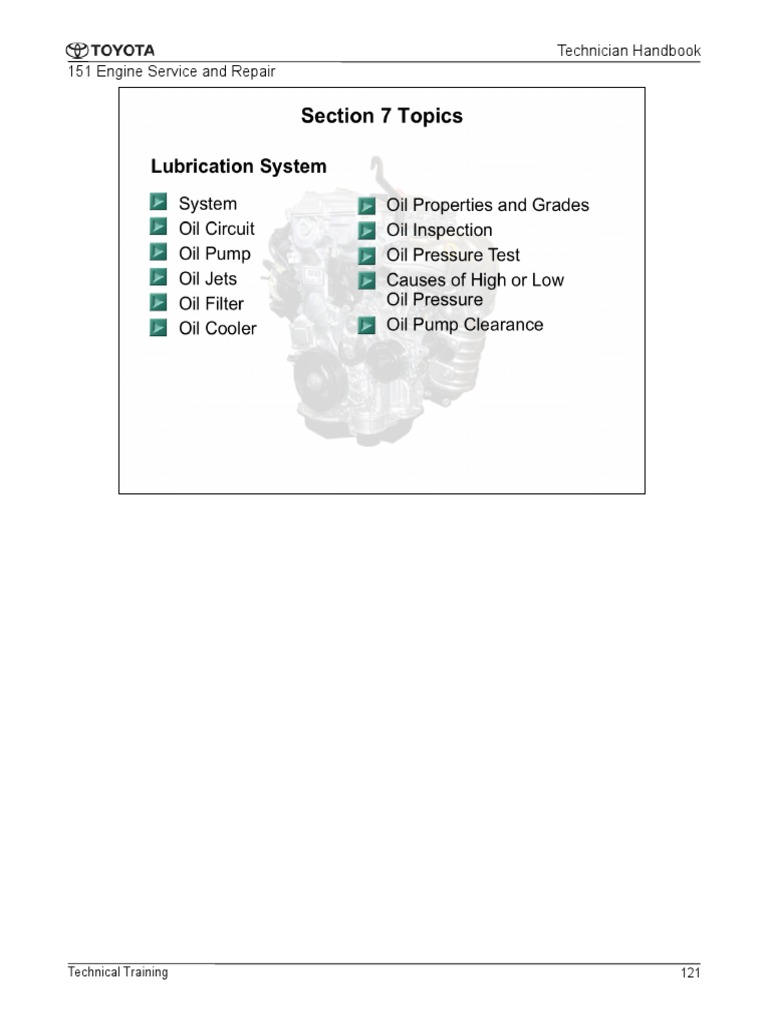 Lubrication System Pdf Motor Oil Pump