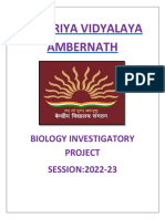Kendriya Vidyalaya Ambernath Biology