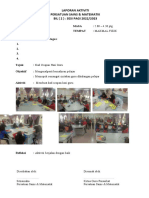 Laporan Aktiviti Persatuan Sains 2