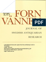 Late Medieval Bone-Ash Cupels From The Archbishop's Mint in Trondheim Ulseth, Pål Et Al. Fornvännen 2015 (110) :4 S. 267-279 Ingår I Samla - Raa.se