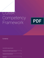 Cgma Competency Framework - Finance