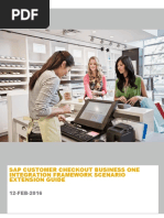 SAP Customer Checkout B1if Scenario Extension V - 2.0