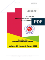 Jurnal Informasi Dan Komputer Vol: 10 No:1.2022 P-ISSN: 2337-8344 E-ISSN: 2623-1247