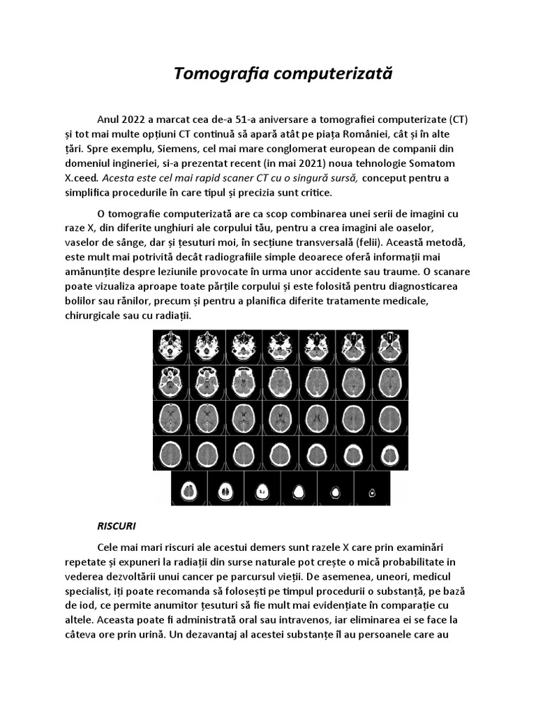 Despre CT | PDF