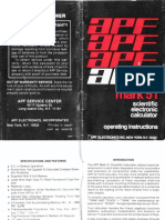 APF Mark 51 Electronic Calculator Manual