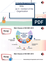 ISO 9001 Clause 4 - Context of The Organization