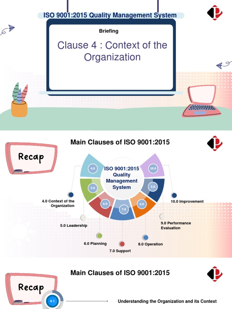 ISO 9001:2015 Clause 4 Overview | PDF | Quality Management | Quality ...