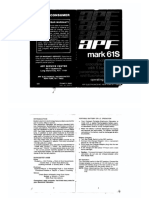 APF Mark 61S Calculator Manual