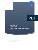 Modul Perancangan Sistem Informasi Manajemen