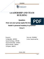 Leadership and Team Building