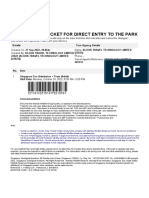 This Is Your E-Ticket For Direct Entry To The Park: Details Tour Agency Details (22022)