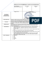 SOP PENYIMPANAN DAN PEMBERIAN ELEKTROLIT KONSENTRAT