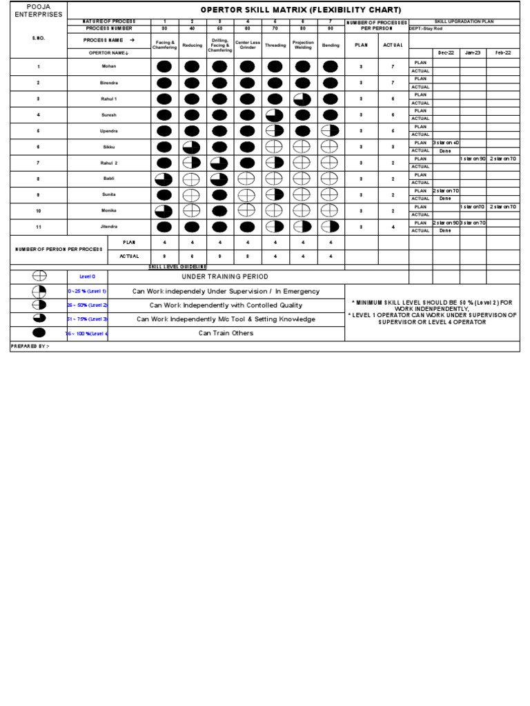 Skill Matrixx | Download Free PDF | Supervisor | Procedural Knowledge