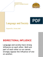 Language and Society