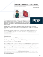 Paediatric Cardiovascular Examination OSCE Guide