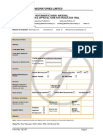 Approval Form Stage 2