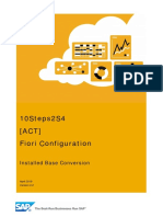 WP08 ACT Fiori Configuration