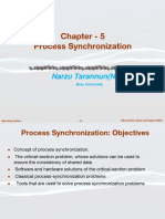 CSE321 - 5. Process Synchronization