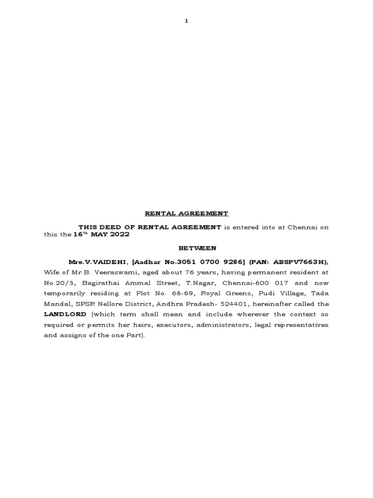 MUSCLE MAGIC GYM Rental Agreement Final | PDF | Leasehold Estate | Landlord