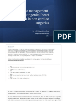 Anaesthetic Implications of Common Congenital Heart Conditions