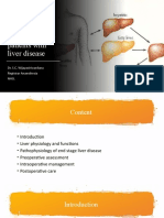 Anaesthesia For Liver Diesease