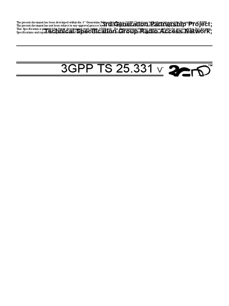 3gpp ts 25 331 pdf 3 gpp telecommunications engineering