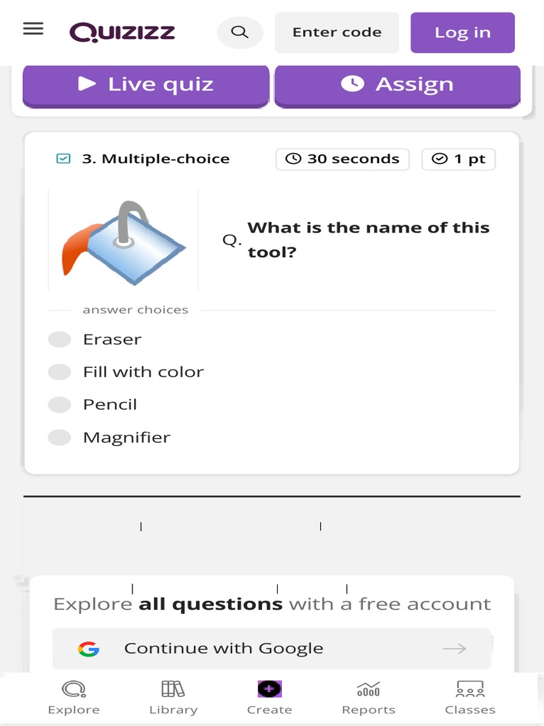 Microsoft Paint Grade3 Questions & Answers For Quizzes and Worksheets Quizizz PDF