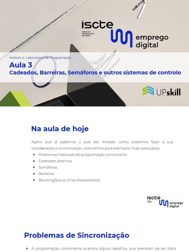 Sincronização de Threads em Java | PDF | Thread (informática) | Java ...