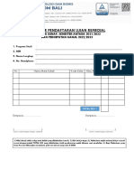 Form Pendaftaran Remedial