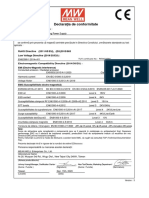 Declaratie de Conformitate Sursa de Alimentare MeanWell NDR-240-24