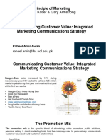 Communicating Customer Value: IMC Strategy