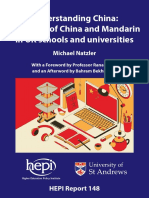 Understanding China The Study of China and Mandarin in UK Schools and Universities