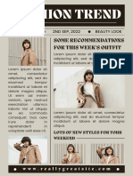 Fashion Trend Newsletter