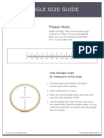 Bangle Size Chart PCJ