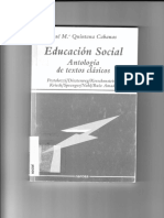Educación Social. Antología Textos Clásicos - Quintana Cabanas