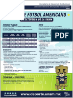 Curso de fútbol americano UNAM 2020