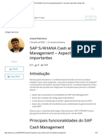 SAP S - 4HANA Cash and Liquidity Management - Aspectos Importantes - Blogs SAP