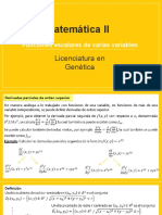 Funciones Escalares de Varias Variables - Parte II - 2022