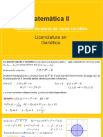 Funciones Escalares de Varias Variables - Parte I - 2022