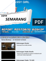 Report Monitoring Bioskop My Sassy Girl - Kota Semarang