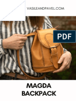 Magda Laced Mini Backpack Vasile and Pavel PDF Materials and Link To Video