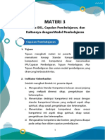 MATERI 3 Analisis SKL, Capaian Pembelajaran, Dan Kaitannya Dengan Model Pembelajaran (Ok)