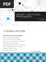 Structured Programming - Lecture 1