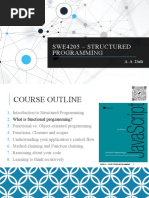 Structured Programming - Lecture 2