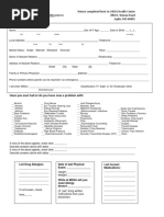 Medical History Form 10